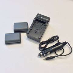 IPAX® Two Battery + Home&Car Plug Kit for Canon NB-2LH NB-2L NB2LH BP-2L5 BP2L5 BP-2LH BP2LH - ipax store