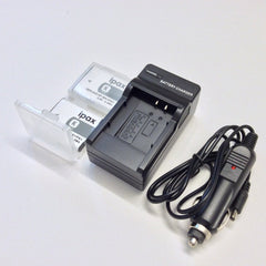 IPAX® Two Battery + Home Wall Charger + Car Plug Kit for Sony NP-BK1 NPBK1 NP-FK1 NPFK1 - ipax store