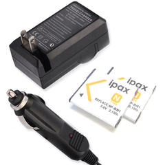 IPAX® 2x Battery+Charger for Sony NP-BN1 NPBN1 - ipax store
