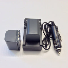 IPAX® Two Extended Battery + Home&Wall Charger + Car Plug for Canon BP-2L12, BP-2L13, BP-2L14, BP-2L24H - ipax store