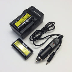 IPAX® Two Battery + Home Wall Charger + Car Plug Kit for Kodak CR-V3 CRV3 - ipax store