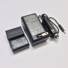 TWO IPAX Battery + Home&Wall Charger + Car Plug for Sony NP-FW50 Alpha 7/A7/A7 II/A7R/A7R II/A7S/33/55/A3000/A5000/A5100/A6000/A6300/A6500, CyberShot DSC-RX10 II/RX10M2, NEX-3/5/5T/6/7/C3/F3 Mirrorles - ipax store