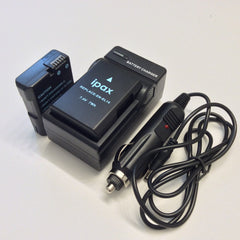 IPAX® 2 Battery + Home Wall Charger +Car Plug Kit for Nikon EN-EL14 ENEL14 EN-EL14a ENEL14a - ipax store
