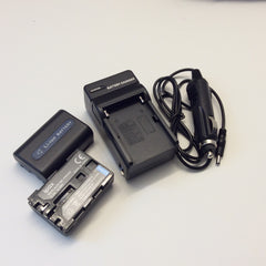 IPAX® Two Battery + Charger + Car Plug Kit for Sony NP-FM55H NPFM55H - ipax store