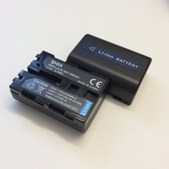IPAX® Two Battery + Charger + Car Plug Kit for Sony NP-FM55H NPFM55H - ipax store