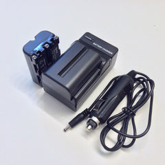 IPAX® 2x Battery + Charger + Car Plug for Sony NP-FM500H NPFM500H - ipax store