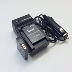 IPAX® 2x Battery+Charger+Car Plug for Nikon EN-EL12 ENEL12 - ipax store