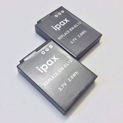 IPAX® 2x Battery+Charger+Car Plug for Nikon EN-EL12 ENEL12 - ipax store