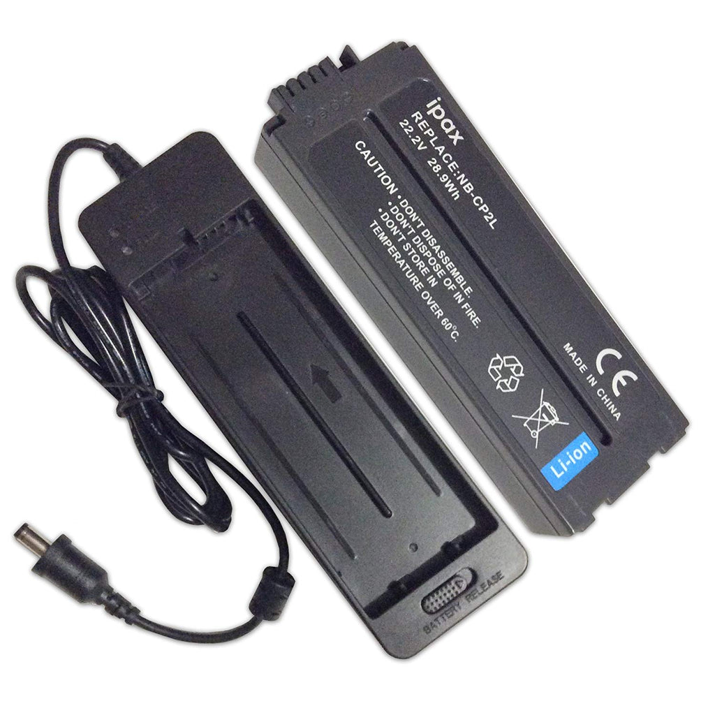 Battery and Charger for Canon Selphy Photo Printers NB-CP2L NB-CP2LH NB-CP1L - ipax store