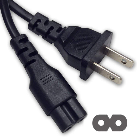 IPAX® AC Adapter 2-Prong Figure 8 Power Cord
