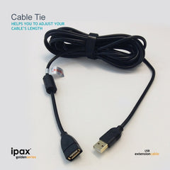 15 Ft Extra Long IPAX Gold Plated USB 2.0 Extension Cable - ipax store