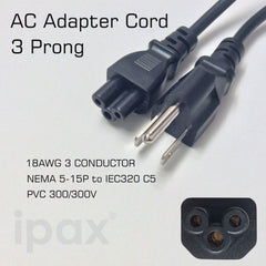 IPAX 10 Ft Long LG TV Cable AC Power Adapter Supply Cord - ipax store